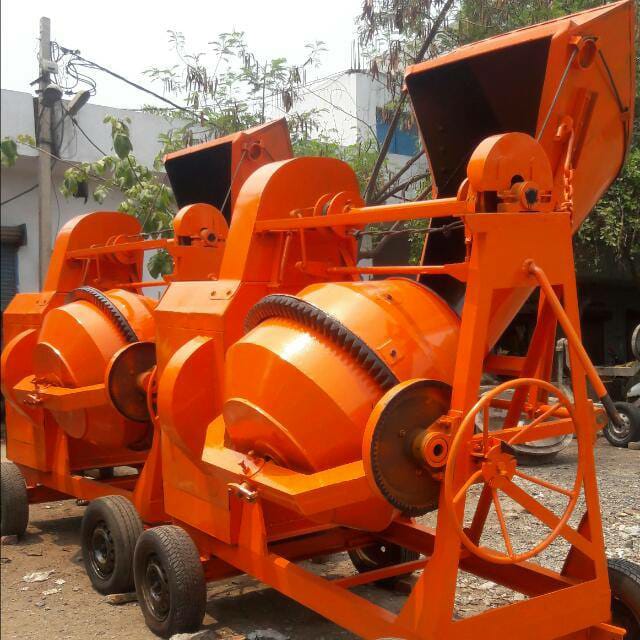 Concrete Mixer Machines with Hopper